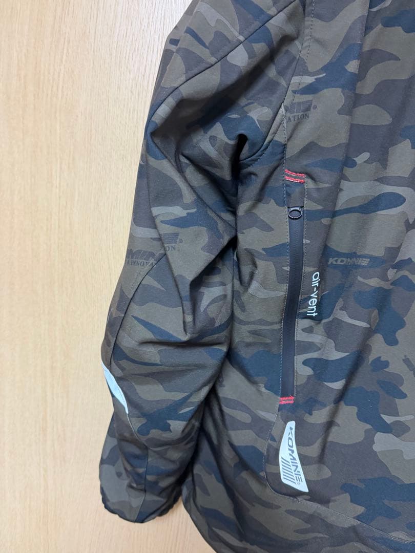 美品 コミネバイク用 ジャケット プロテクトソフトシェルウィンターパーカー5XL