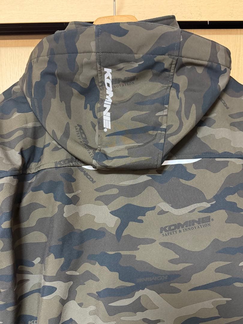 美品 コミネバイク用 ジャケット プロテクトソフトシェルウィンターパーカー5XL