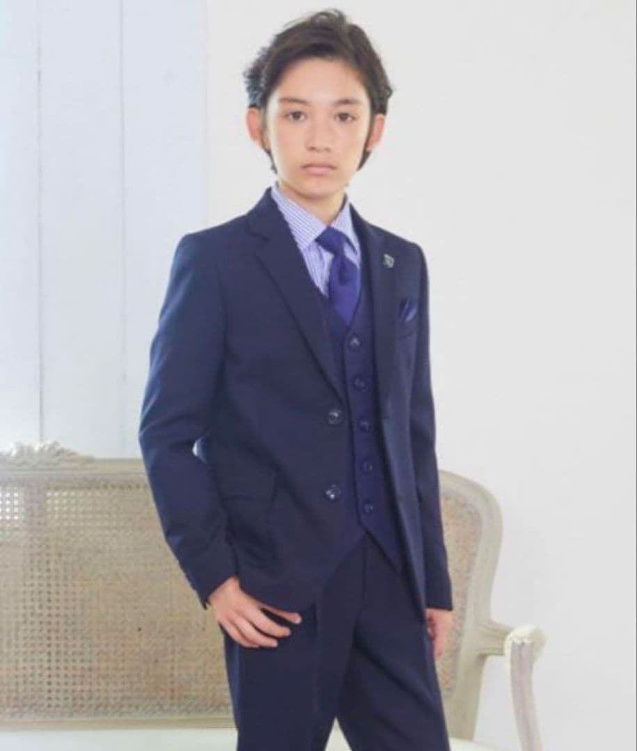 CHOPINショパン スリーピーススーツ　ネイビー170