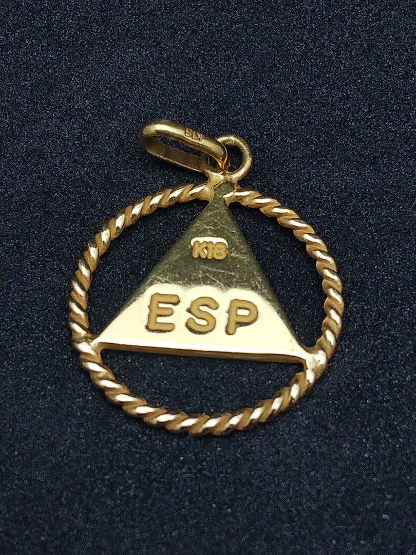専用です。ESP科学研究所   K18  ペンダントトップ    約1.75g