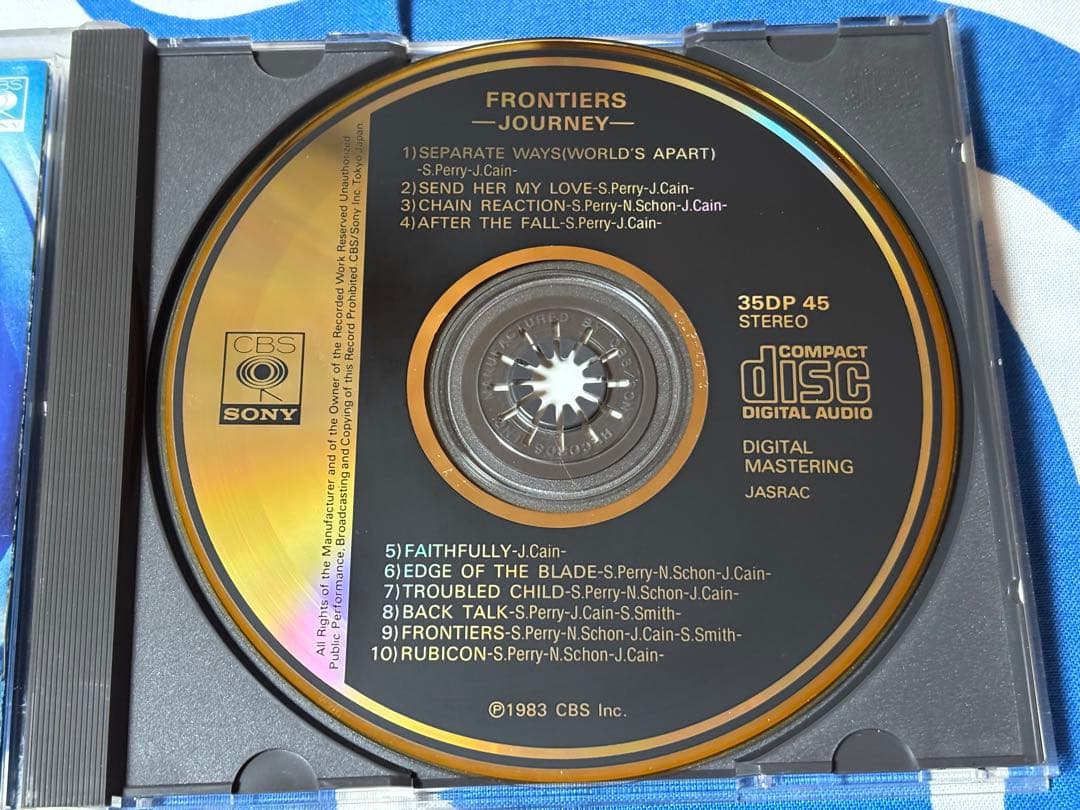 Journey Frontiers 1983年リリース CD