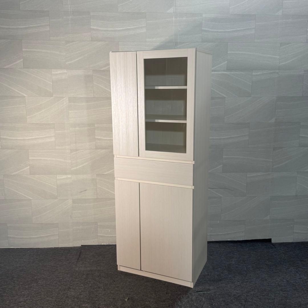 Francfranc キッチンキャビネット パセ 食器棚 65cm d4745