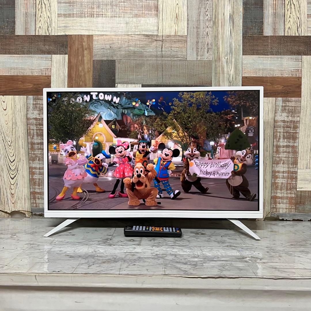 即日受渡❣️全国送料込アマダナホワイトデザイン32V型液晶地上D・BSCSテレビ