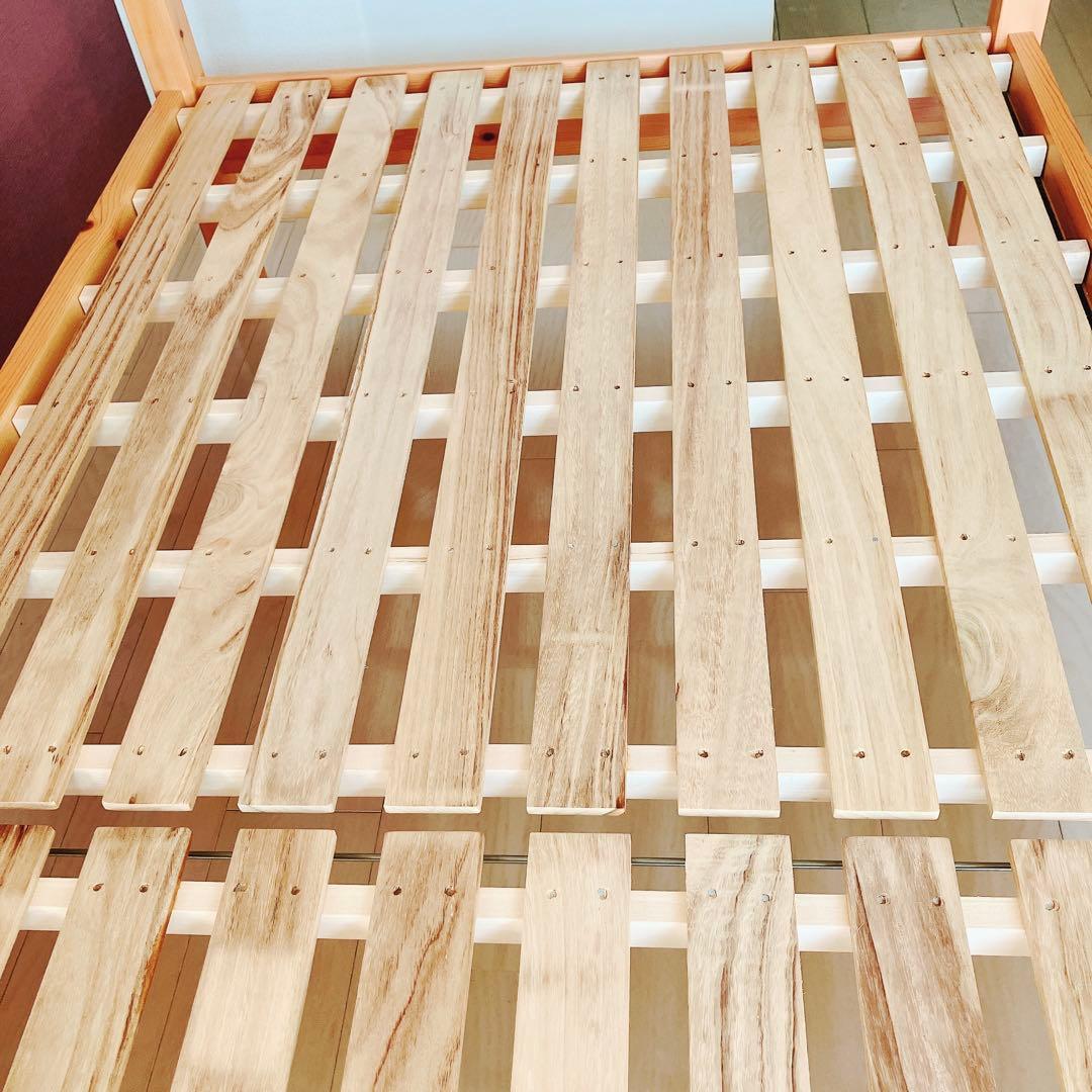 11/22迄出品　無印良品　MUJI シングルベッド　フレーム　木製　パイン材