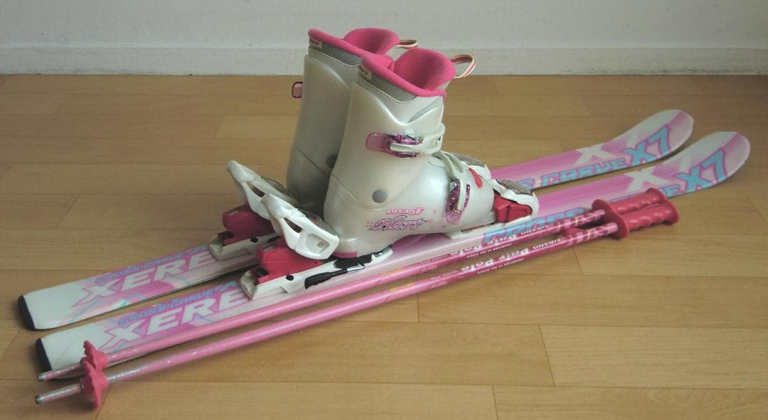 ■■11月限定■送料無料■XERES■子供用スキーセット■110/21■WAX■
