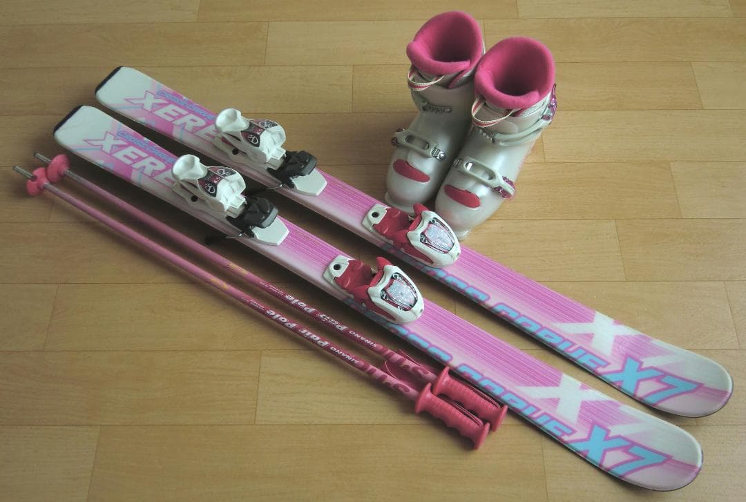 ■■11月限定■送料無料■XERES■子供用スキーセット■110/21■WAX■