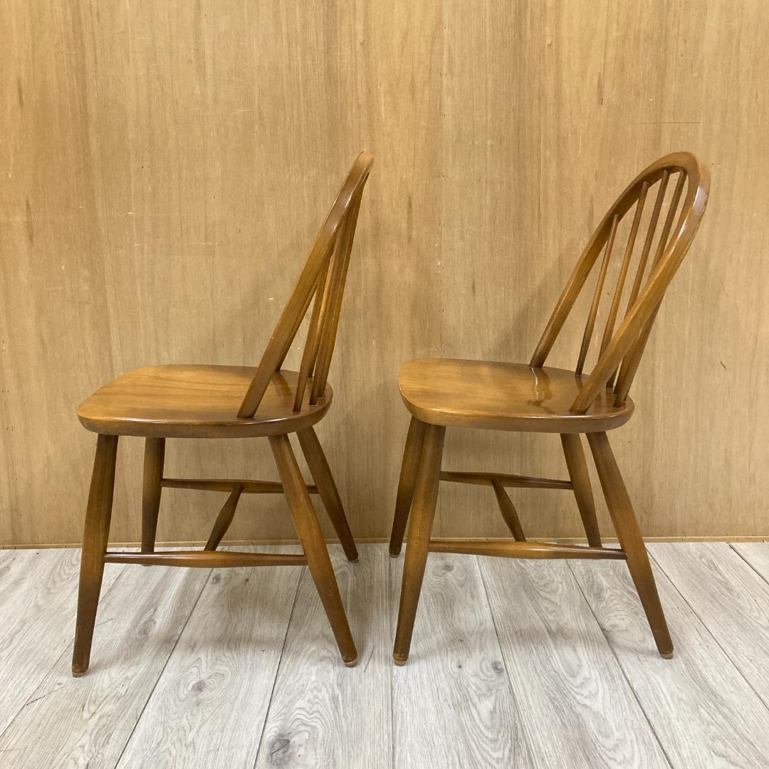 【飛騨産業】キツツキ　ダイニングチェア　椅子　木製 2脚セット