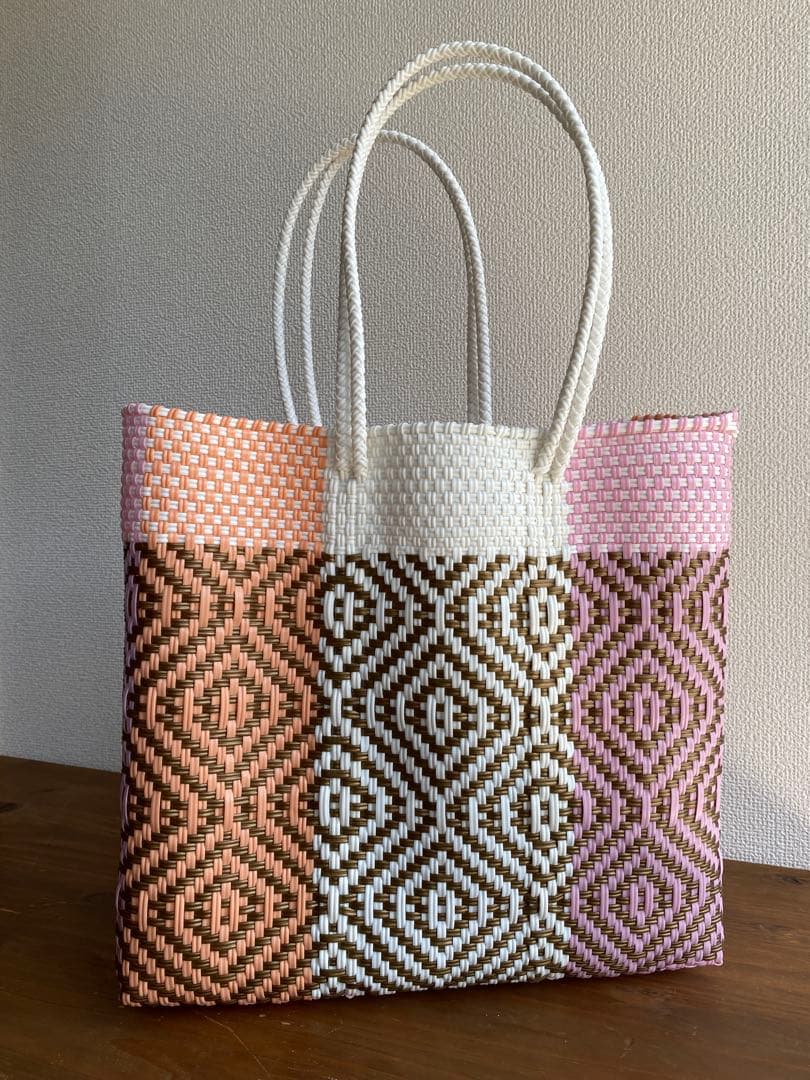 #G19-L1-Lサイズ　メキシコ　オアハカ　メルカドバッグ
