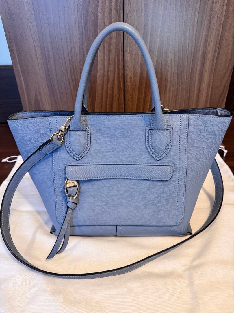 ロンシャン LONGCHAMP メールボックスS 2WAY バッグ ブルー