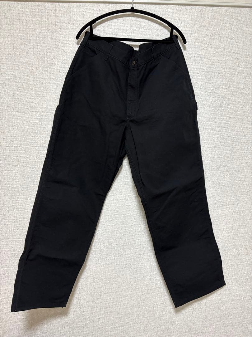 カーハート　ペインターパンツ　黒　ダック生地
