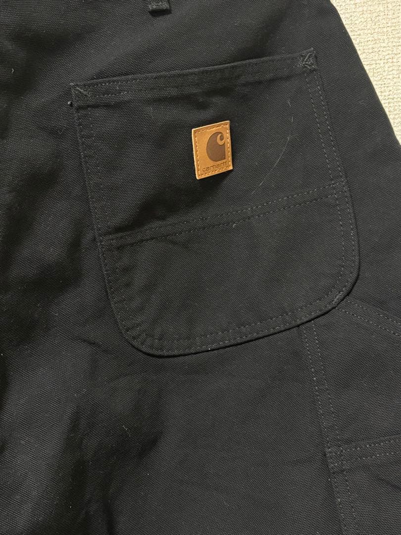 カーハート　ペインターパンツ　黒　ダック生地