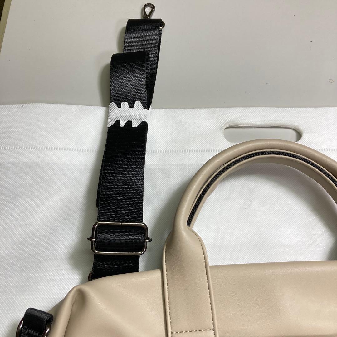 Lexus ✖︎admiralボストンバック合成皮革 バッグ ベージュ/ブラック