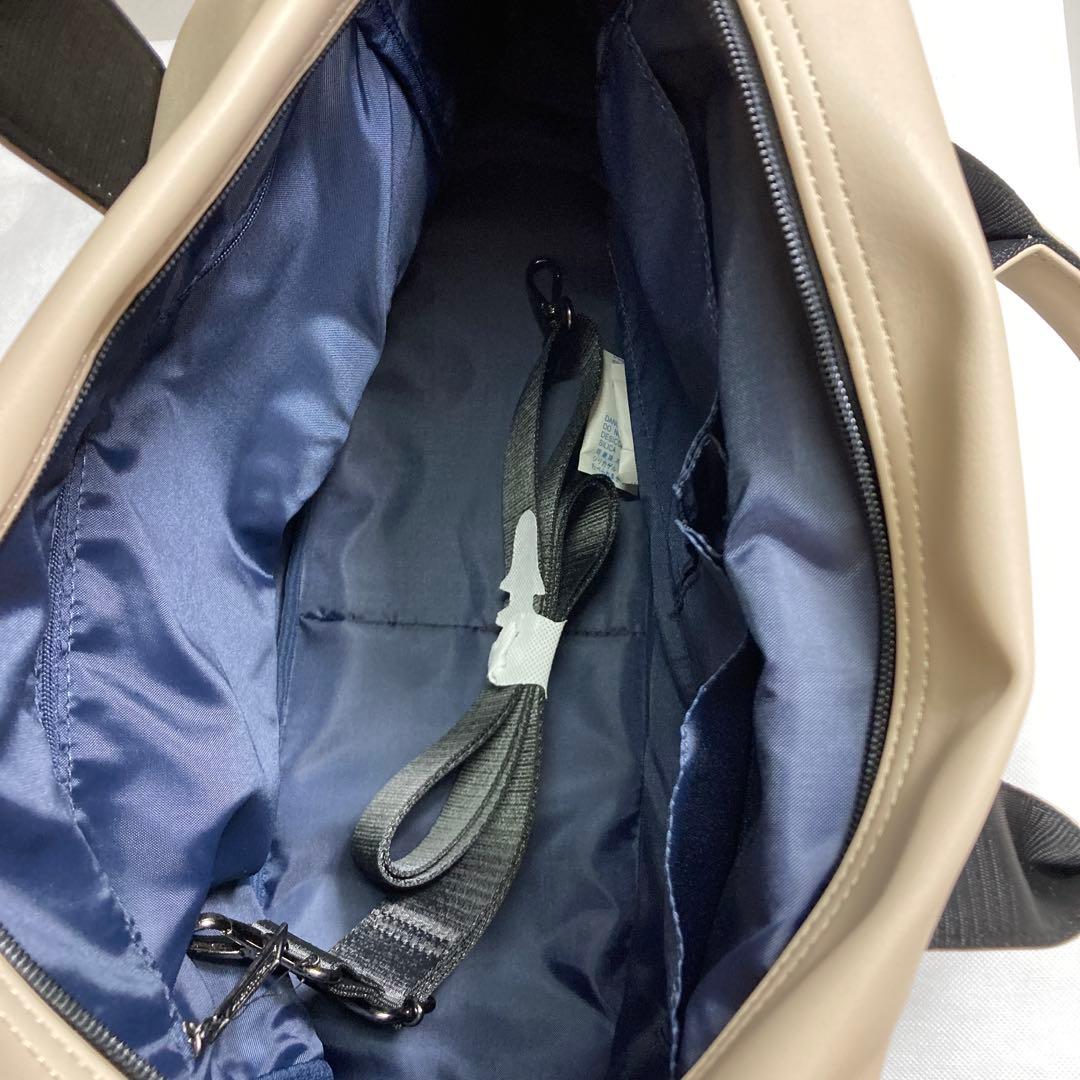 Lexus ✖︎admiralボストンバック合成皮革 バッグ ベージュ/ブラック