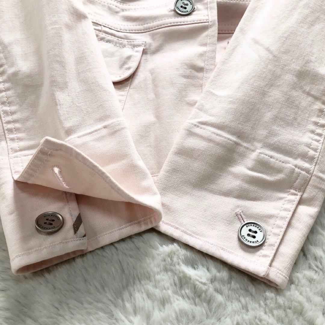 未使用*BURBERRY*バーバリーロンドン デニムジャケット ノバチェック38