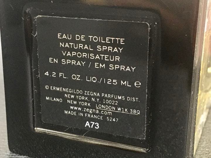 ゼニア Ermenegildo zegna INDONESIAN OUD 香水