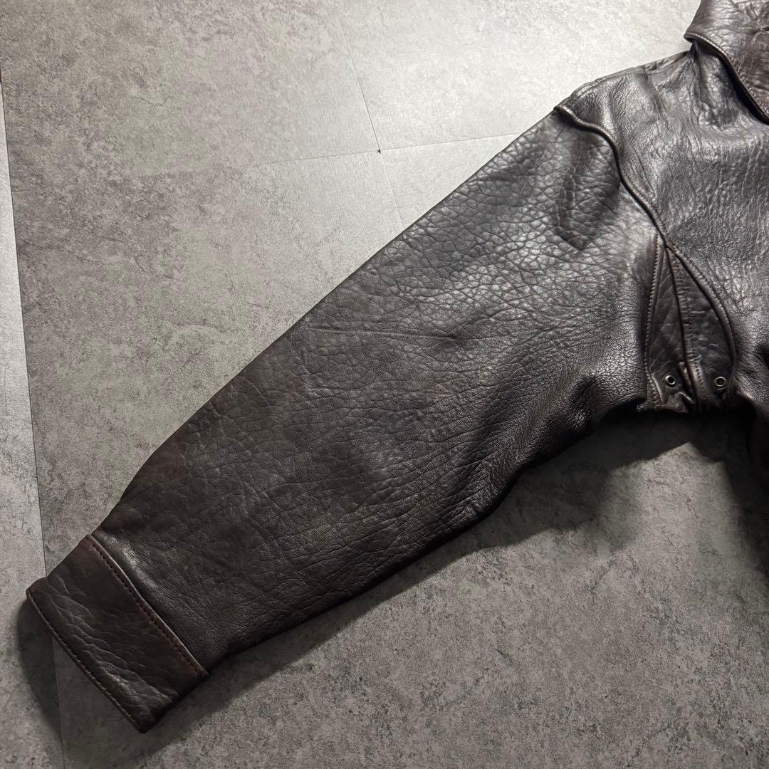 【90s vintage】フライトジャケット　L A-2 シープスキン　裏ボア