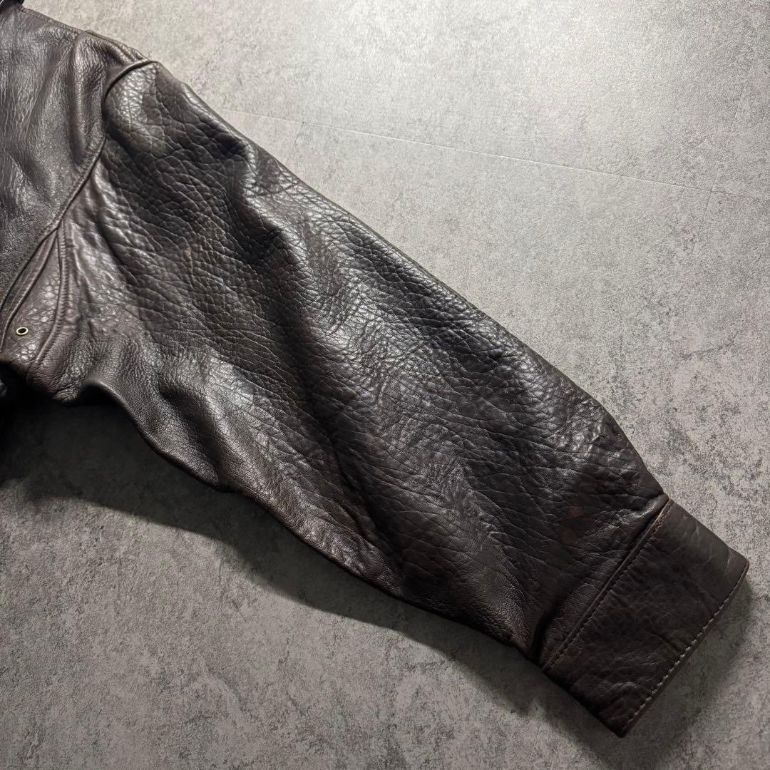 【90s vintage】フライトジャケット　L A-2 シープスキン　裏ボア