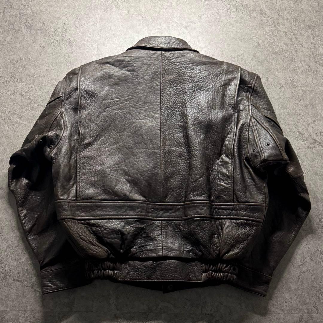 【90s vintage】フライトジャケット　L A-2 シープスキン　裏ボア