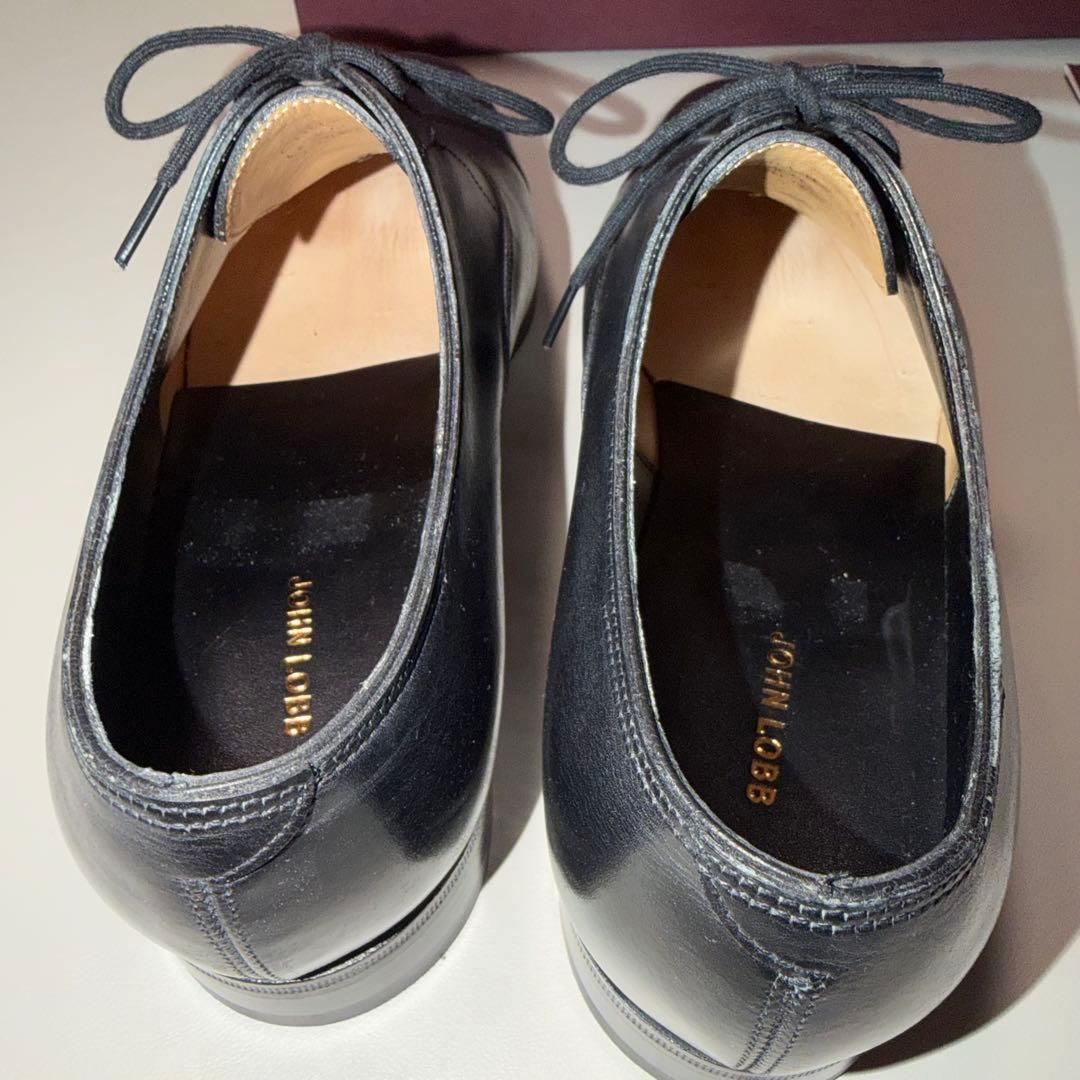 新品未使用　ジョンロブ シティ2 ストレートチップ キャップトゥ 6 黒