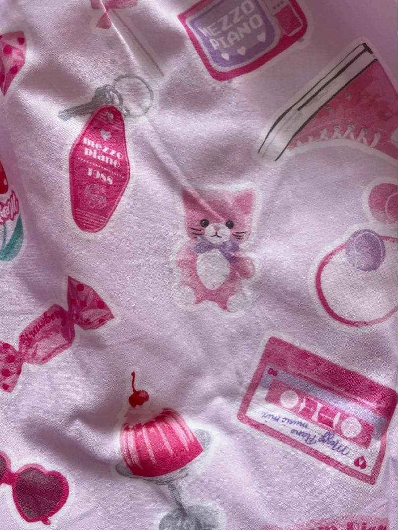 mezzo piano 新品未使用 キャンディ柄 半袖ワンピース 110cm