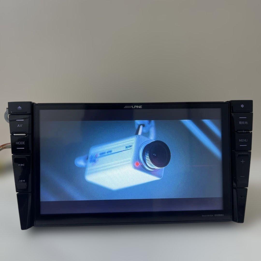 アルパインカーナビゲーションシステム EX009V /9インチの大型ディスプレイ
