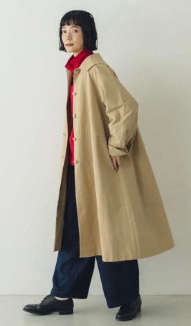 くらすこと ＋to　クラシカルなコットンナイロンコート