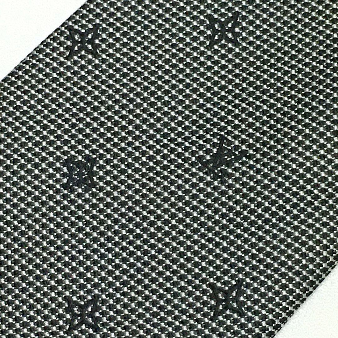 未使用級 ルイヴィトン Louis Vuitton ネクタイ ブラック系 LV柄