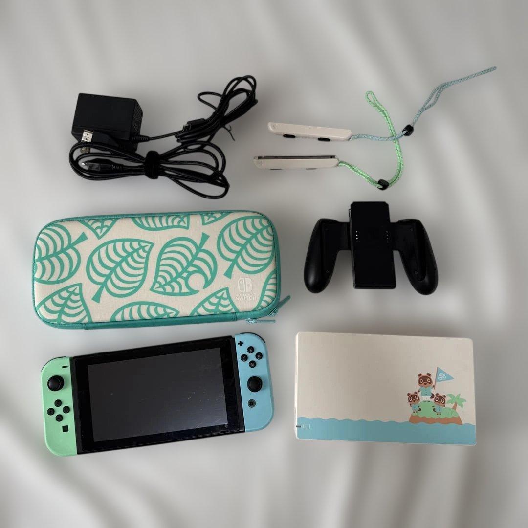Nintendo Switch あつまれどうぶつの森版 本体セット ケース付