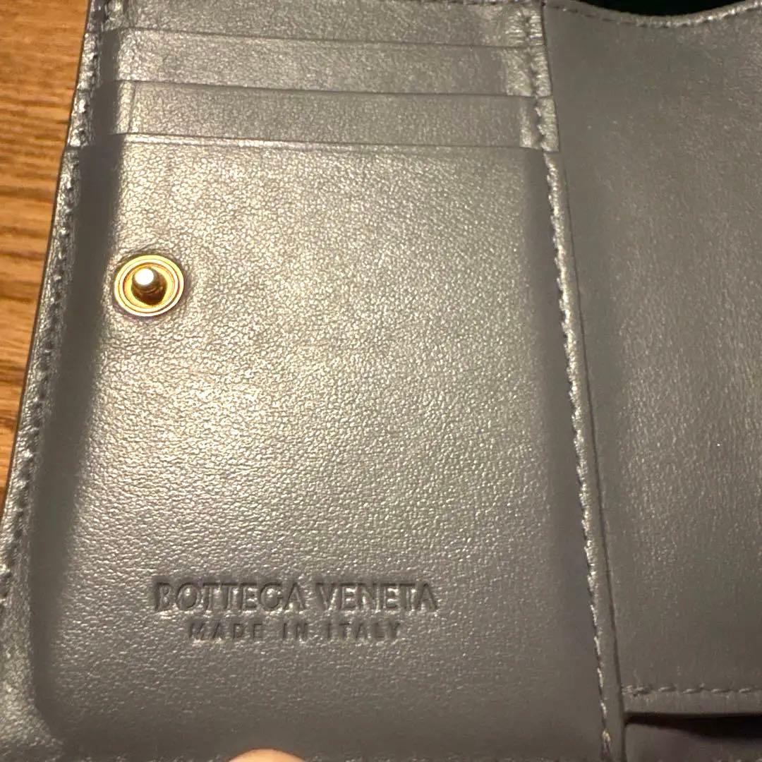 ボッテガヴェネタ　カセットスモール二つ折りウォレット　サンダー
