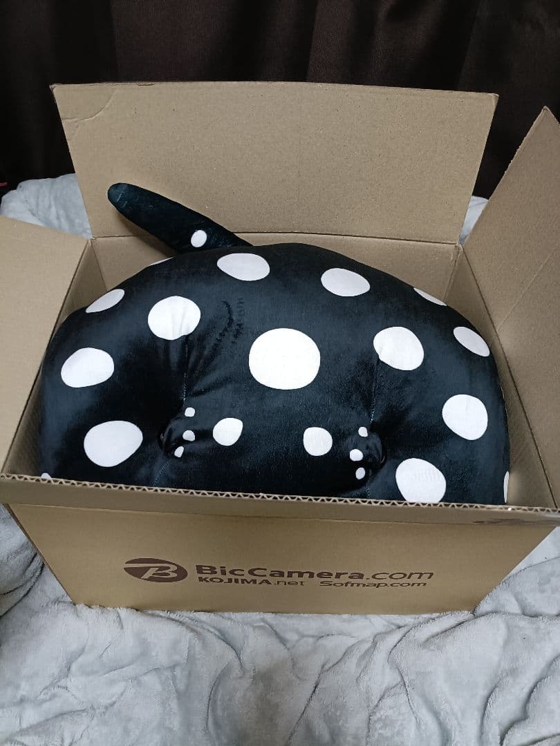 【くじ特賞】神戸水族館アトア(atoa)ポルカくじ エイ　ビッグクッション