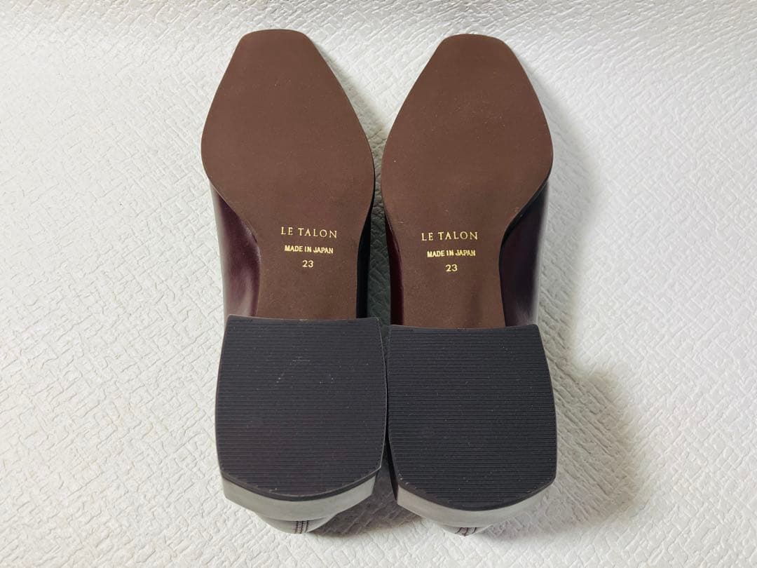 SH8◆新品◆LeTalon 2.5cmスクエアスリットソフトフラット 23.0