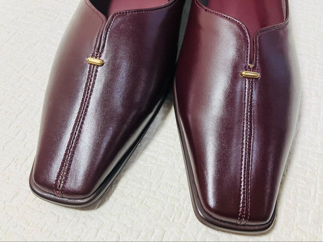 SH8◆新品◆LeTalon 2.5cmスクエアスリットソフトフラット 23.0