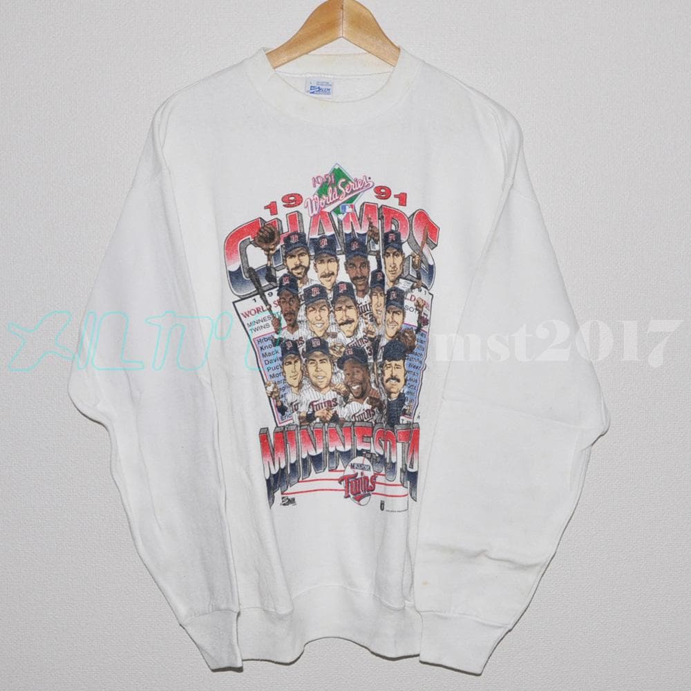 【MLB スウェット】Salem ツインズ 1991 ワールドチャンピオン