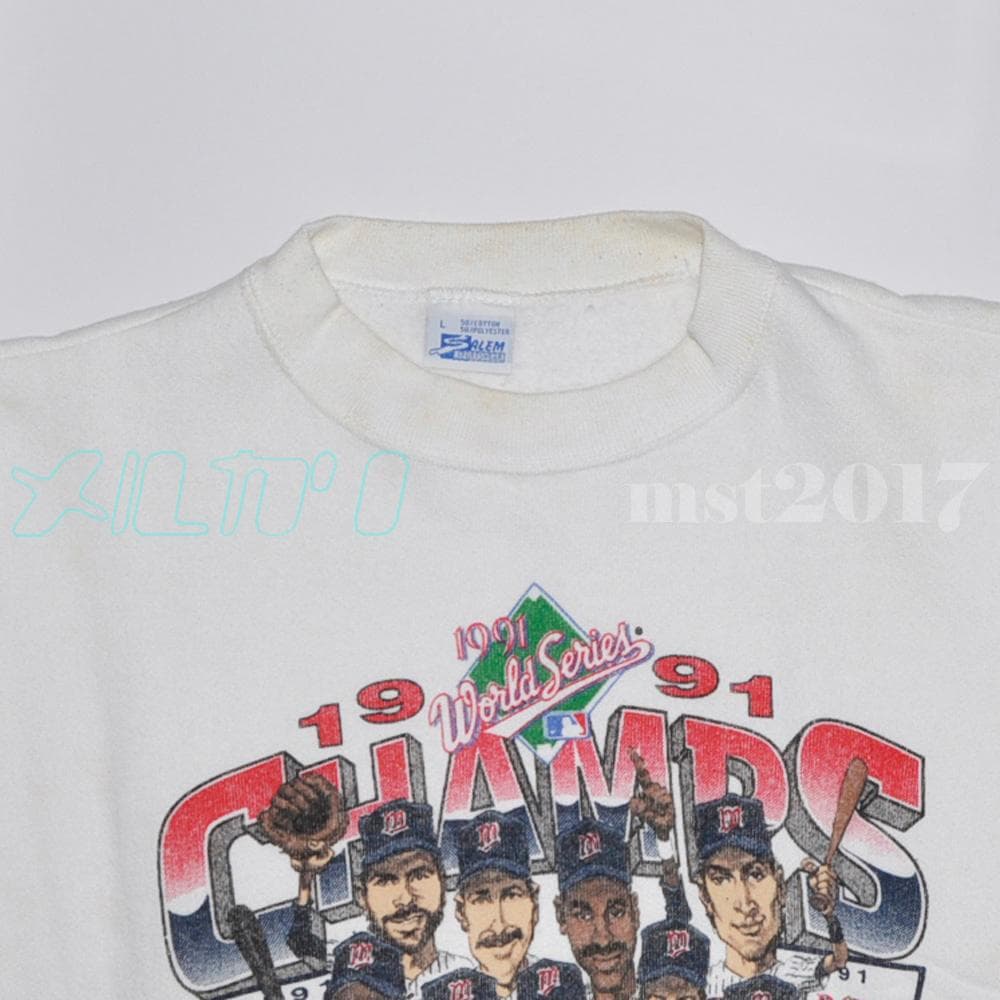 【MLB スウェット】Salem ツインズ 1991 ワールドチャンピオン