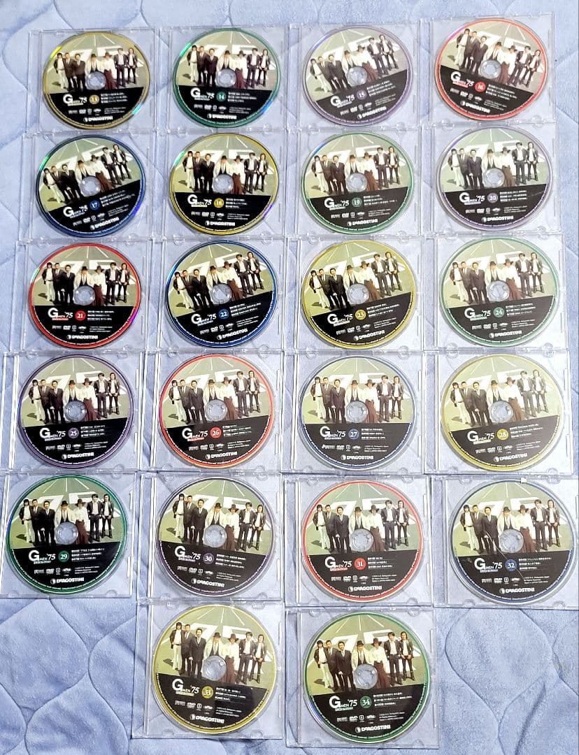 Gメン75ＤVＤコレクション13〜34号 ディアゴスティーニ　DVD22枚セット
