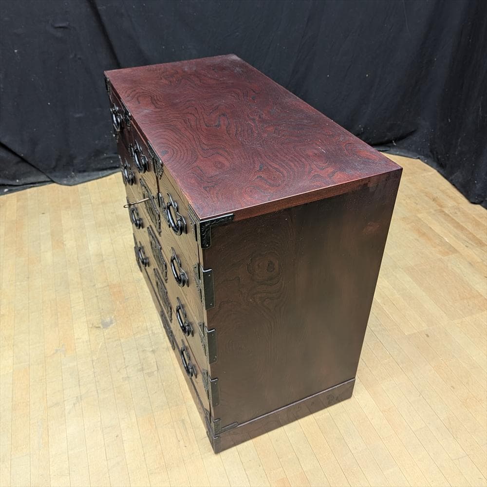 岩谷堂箪笥　欅　ケヤキ　整理箪笥　タンス　たんす　チェスト　引き出し　収納　民藝