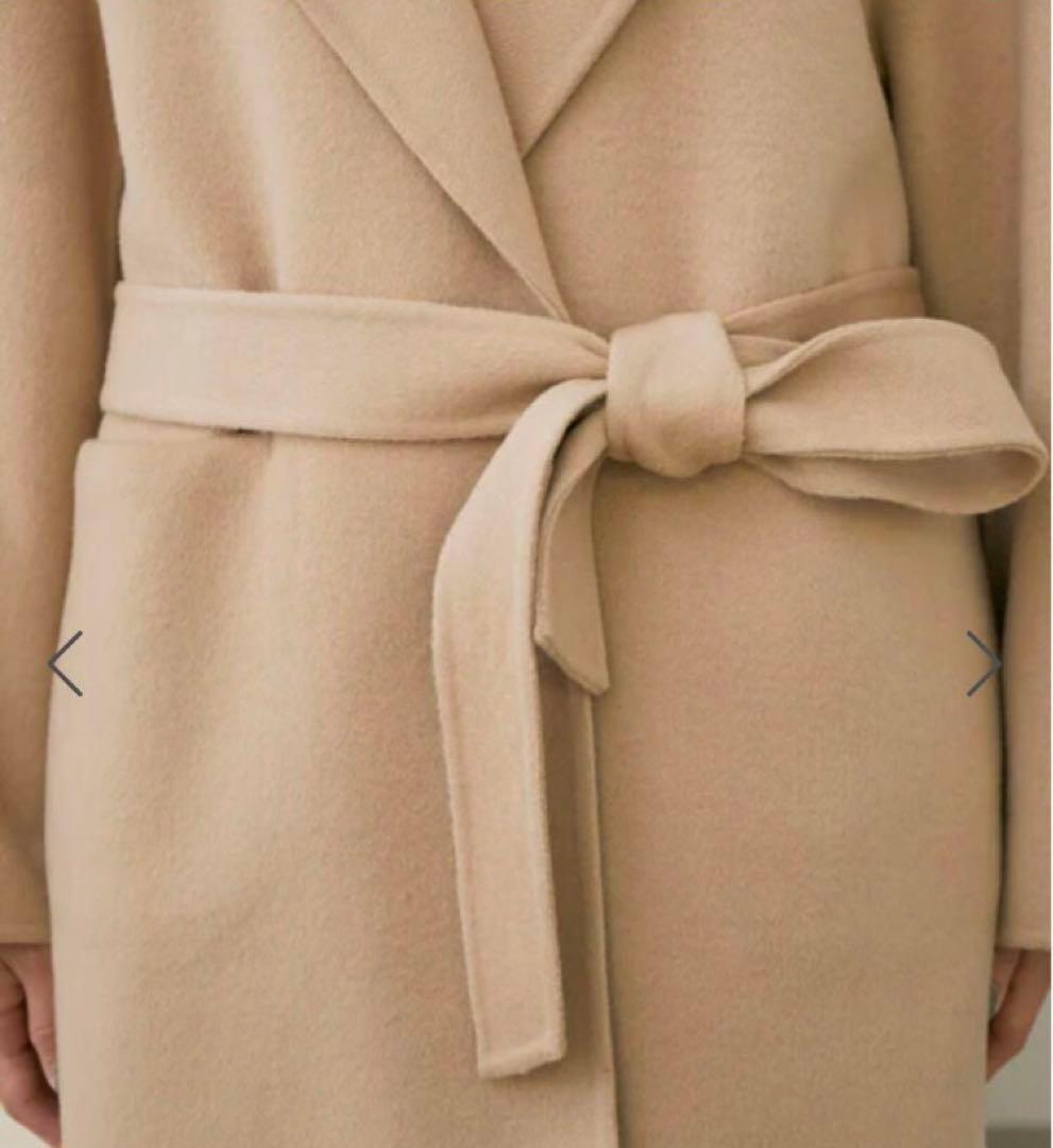 【ROPEロペ】リバーメルトンセーラーカラーショートフォルムコート