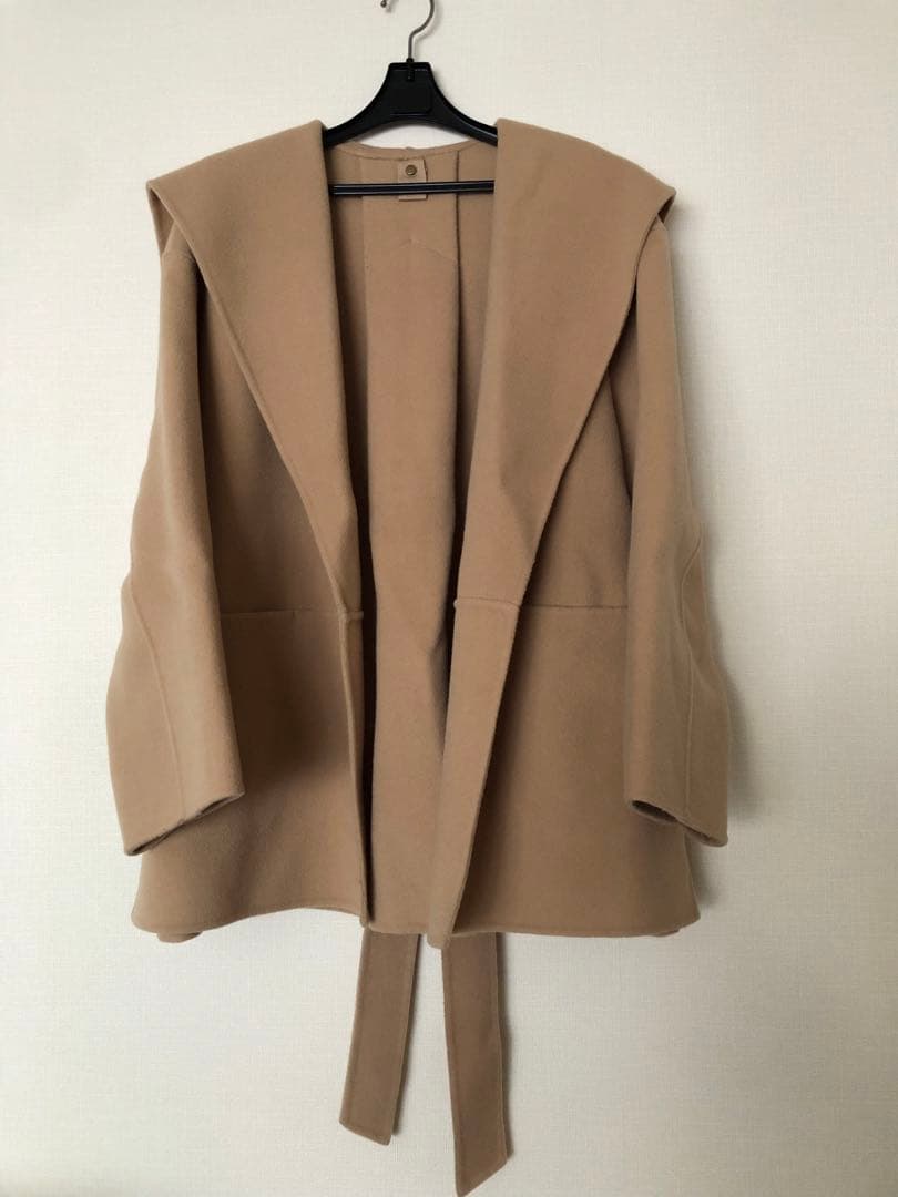 【ROPEロペ】リバーメルトンセーラーカラーショートフォルムコート