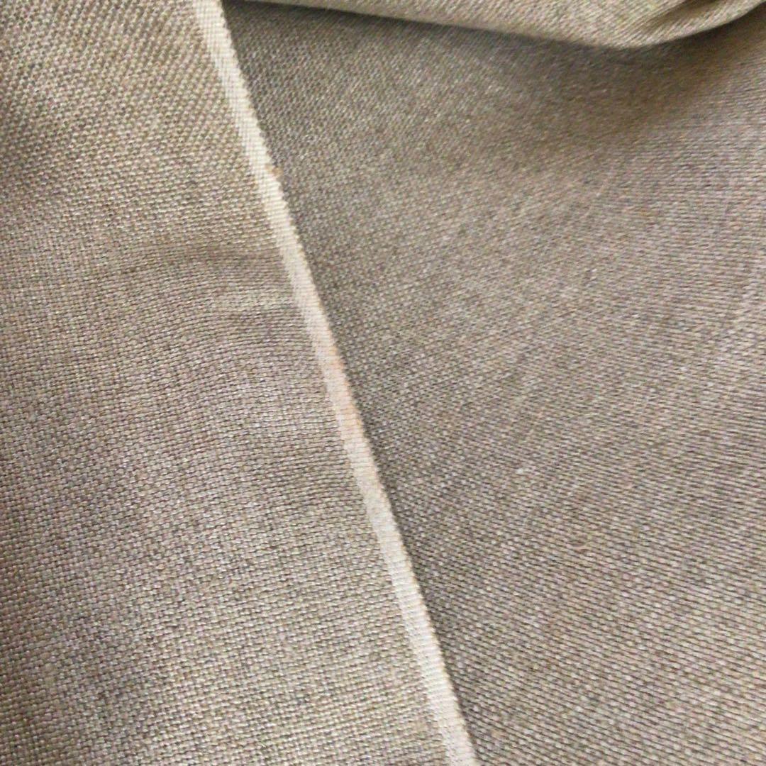 絵画用ロールキャンバス　麻100 % 未加工　幅115cmx369cm耳付　厚い