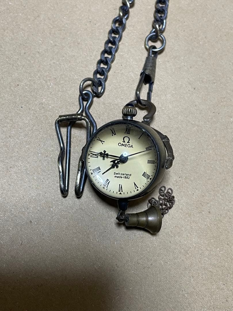 OMEGA オメガ　クリスタルボール懐中時計