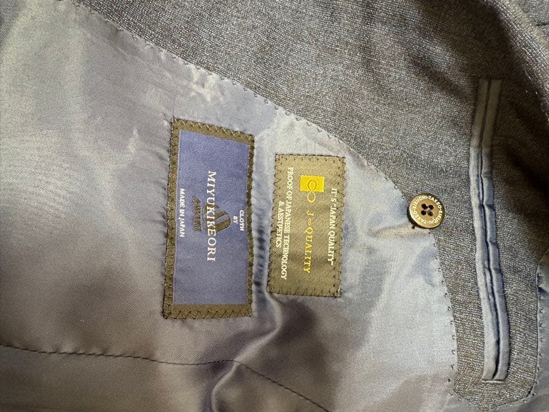 TAKEO KIKUCHI ビジネススーツ セット ネイビー　2