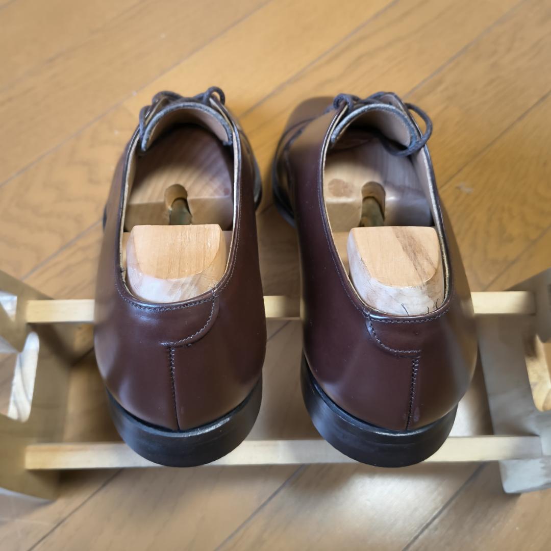 美品リカラー済 キャップトゥ ジョンストン＆マーフィー ブラウン 10　USA製