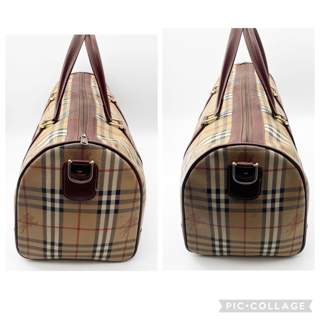 BURBERRY バーバリー シャドーホースボストンバック ノバチェック