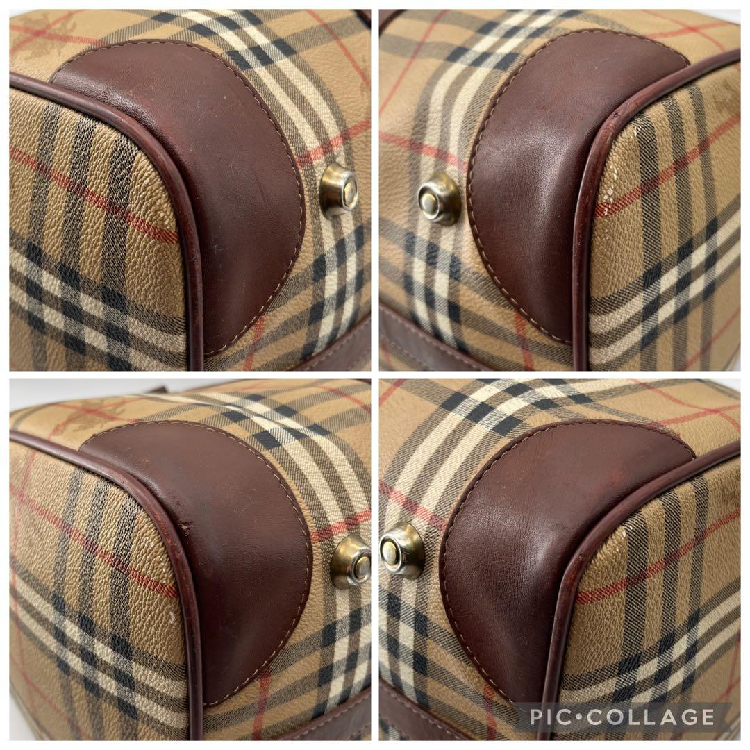 BURBERRY バーバリー シャドーホースボストンバック ノバチェック