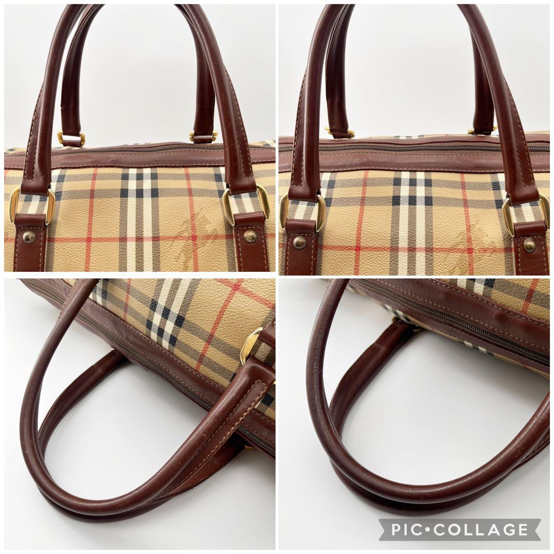 BURBERRY バーバリー シャドーホースボストンバック ノバチェック