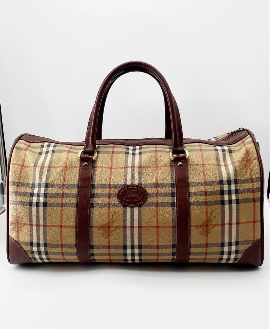 BURBERRY バーバリー シャドーホースボストンバック ノバチェック