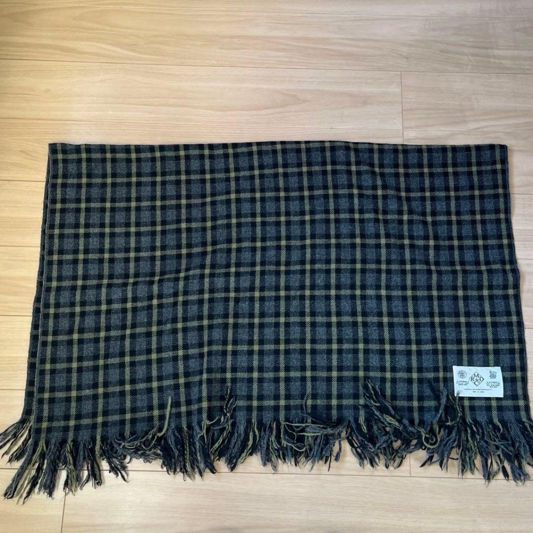 R&D.M.Co- オールドマンズテーラー チェック　ストール　マフラー