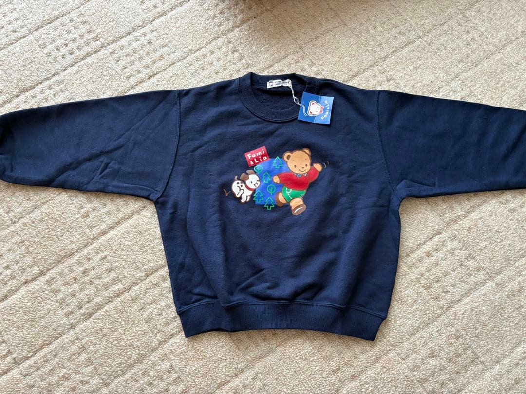 【新品】旧タグ　ファミリア　トレーナー110センチ