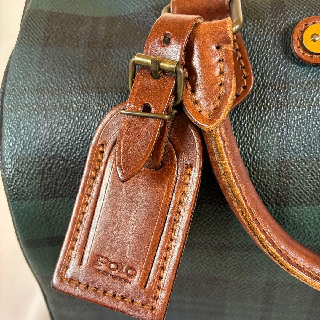 [極美品] POLO Ralph Lauren ミニボストンバッグ