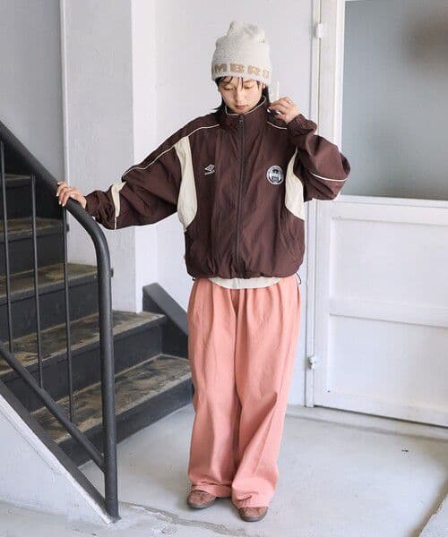UMBRO × FREAK'S STORE/別注 トラックジャケット ブラウン